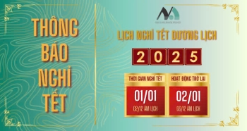 THÔNG BÁO NGHỈ TẾT DƯƠNG LỊCH 2025
